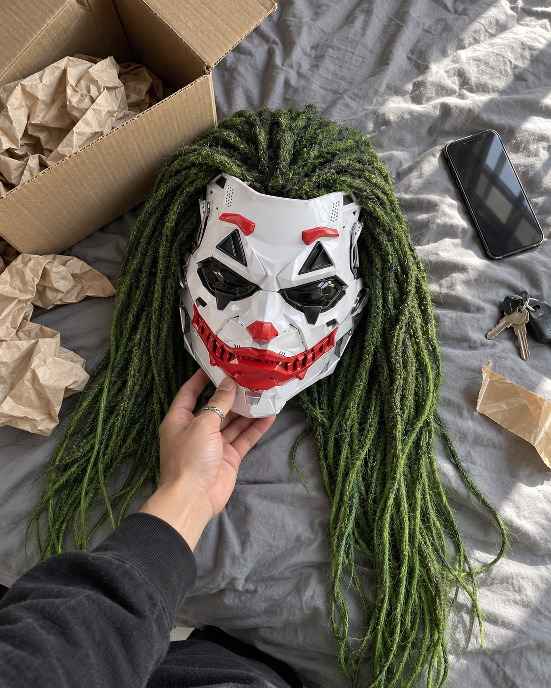 The Cyber Punk Joker Clown Mask